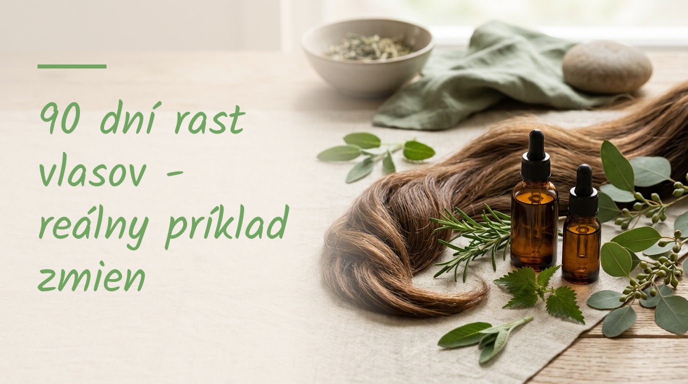 90 dní rast vlasov - reálny príklad zmien