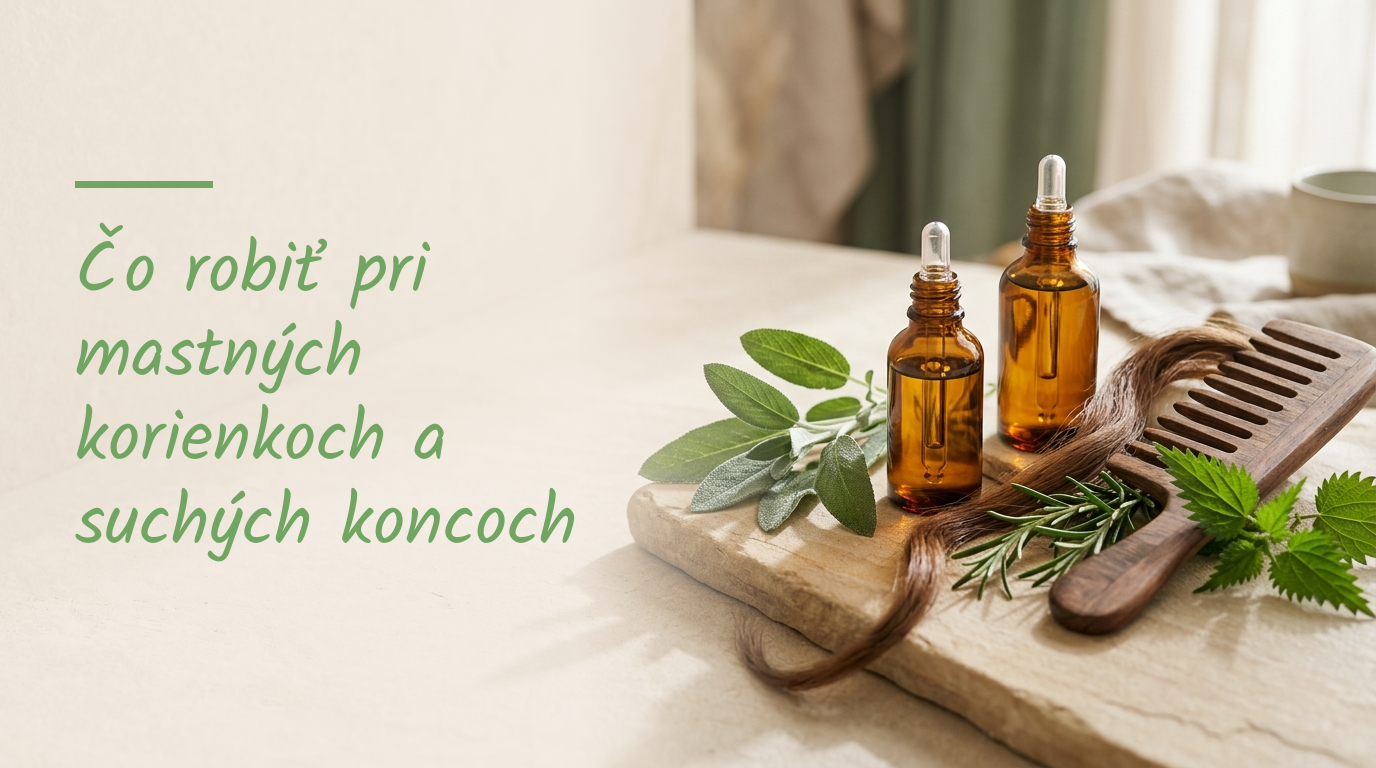 Čo robiť pri mastných korienkoch a suchých koncoch