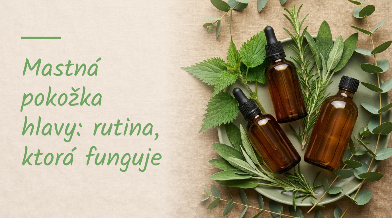 Mastná pokožka hlavy: rutina, ktorá funguje