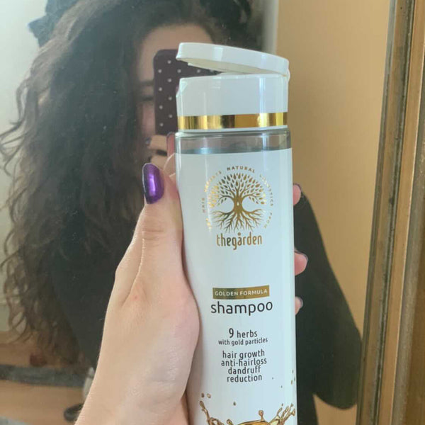 GOLDEN Formula Shampoo - šampón pre vyčistenie a hydratáciu suchej pokožky - The Garden - expertnavlasy.sk