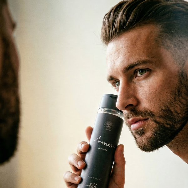 4MEN Hair & Beard Shampoo™ - pánsky vlasový šampón proti padaniu a rednutiu vlasov a brady