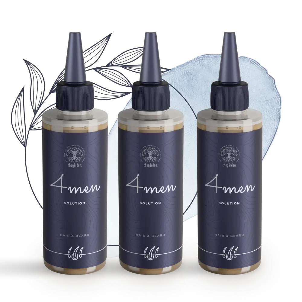 4MEN Solution Active Hair & Beard Tonic - vlasové tonikum proti padaniu a rednutiu vlasov a brady u pánov