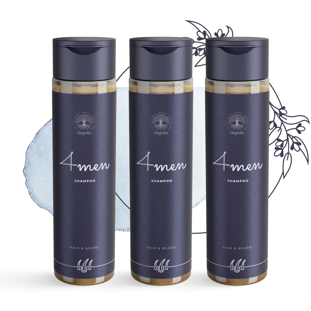 4MEN Hair & Beard Shampoo™ - pánsky vlasový šampón proti padaniu a rednutiu vlasov a brady