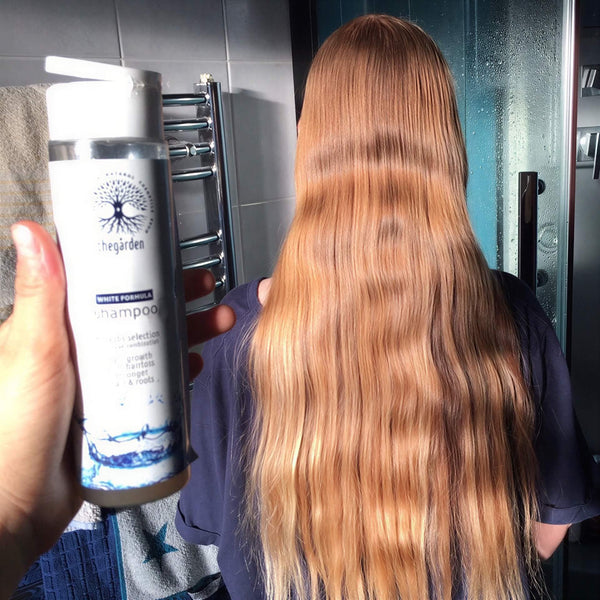WHITE Formula Shampoo™-vlasový šampón pre vyčistenie a hydratáciu normálnej pokožky - The Garden - expertnavlasy.sk