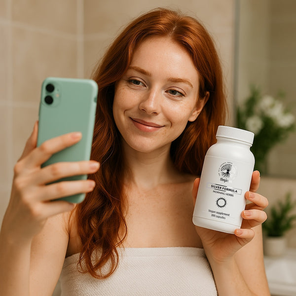 SILVER Formula Herbs - bylinné zmesi na podporu rastu vlasov a proti ich padaniu pre mastnú pokožku - The Garden - expertnavlasy.sk