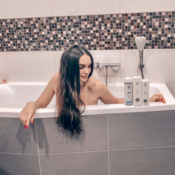 WHITE Basic Duo-tonikum a šampón pre aktiváciu korienkov a vyčistenie vlasovej pokožky - The Garden - expertnavlasy.sk