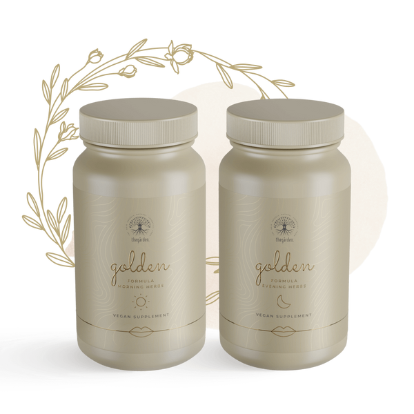 GOLDEN Formula Herbs - bylinné zmesi na podporu rastu vlasov a proti ich padaniu pre suchú pokožku - The Garden - expertnavlasy.sk
