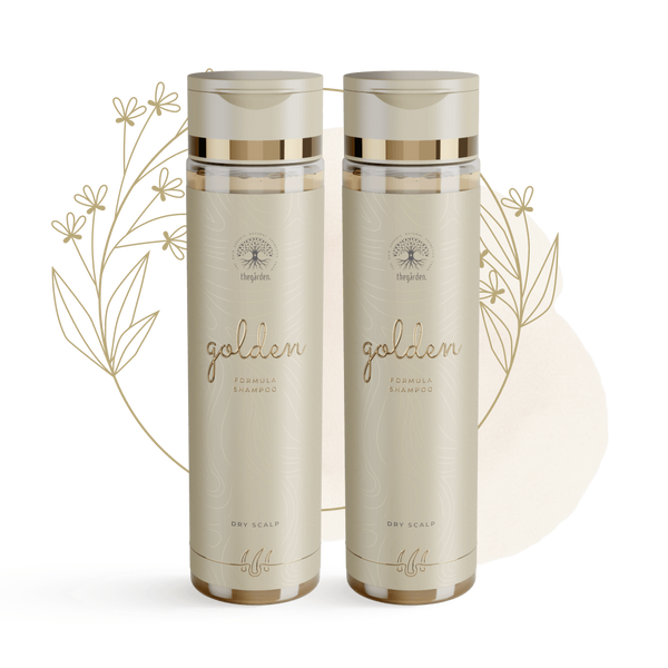 GOLDEN Formula Shampoo - šampón pre vyčistenie a hydratáciu suchej pokožky - The Garden - expertnavlasy.sk