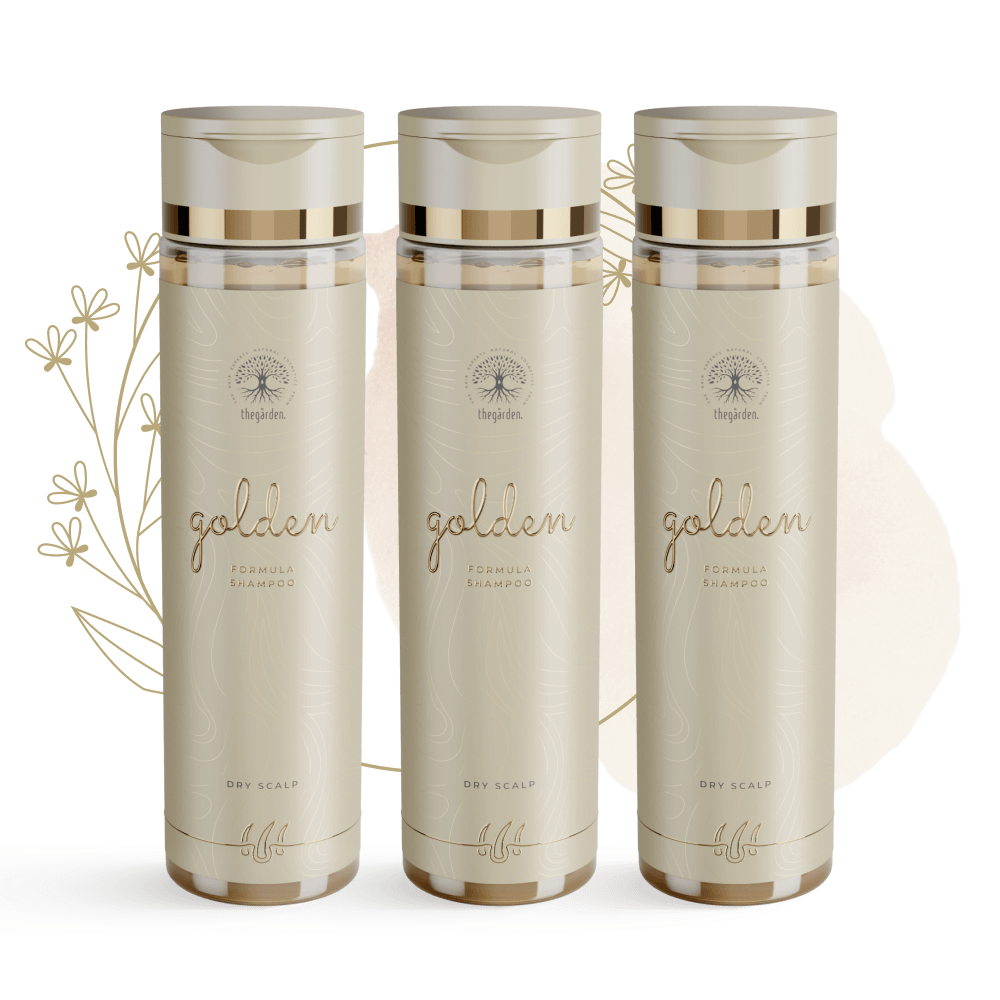 GOLDEN Formula Shampoo - šampón pre vyčistenie a hydratáciu suchej pokožky - The Garden - expertnavlasy.sk