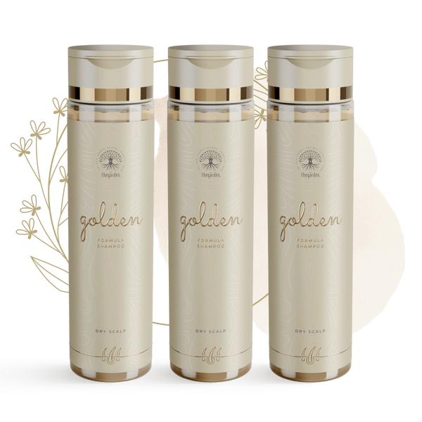 GOLDEN Formula Shampoo - šampón pre vyčistenie a hydratáciu suchej pokožky - The Garden - expertnavlasy.sk