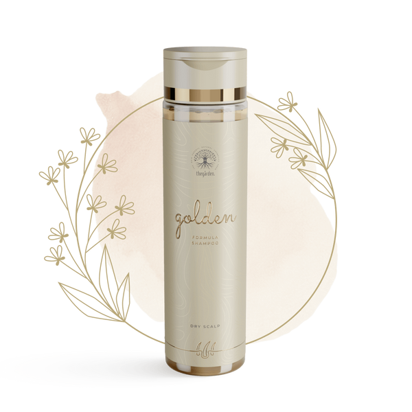 GOLDEN Formula Shampoo - šampón pre vyčistenie a hydratáciu suchej pokožky - The Garden - expertnavlasy.sk