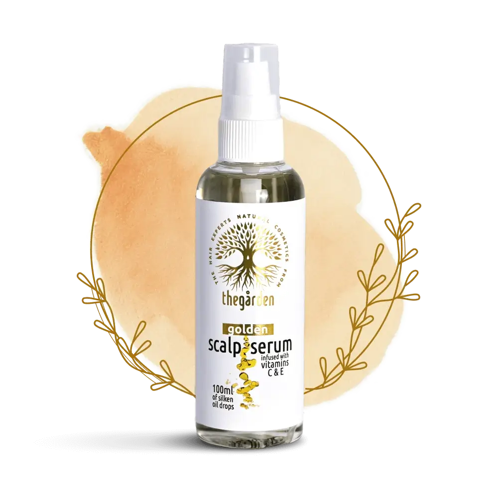 GOLDEN Scalp Serum™-pre upokojenie suchej, svrbivej, podráždenej či citlivej vlasovej pokožky - The Garden - expertnavlasy.sk