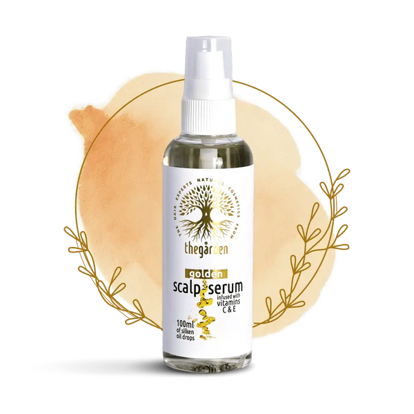 GOLDEN Scalp Serum™-pre upokojenie suchej, svrbivej, podráždenej či citlivej vlasovej pokožky - The Garden - expertnavlasy.sk