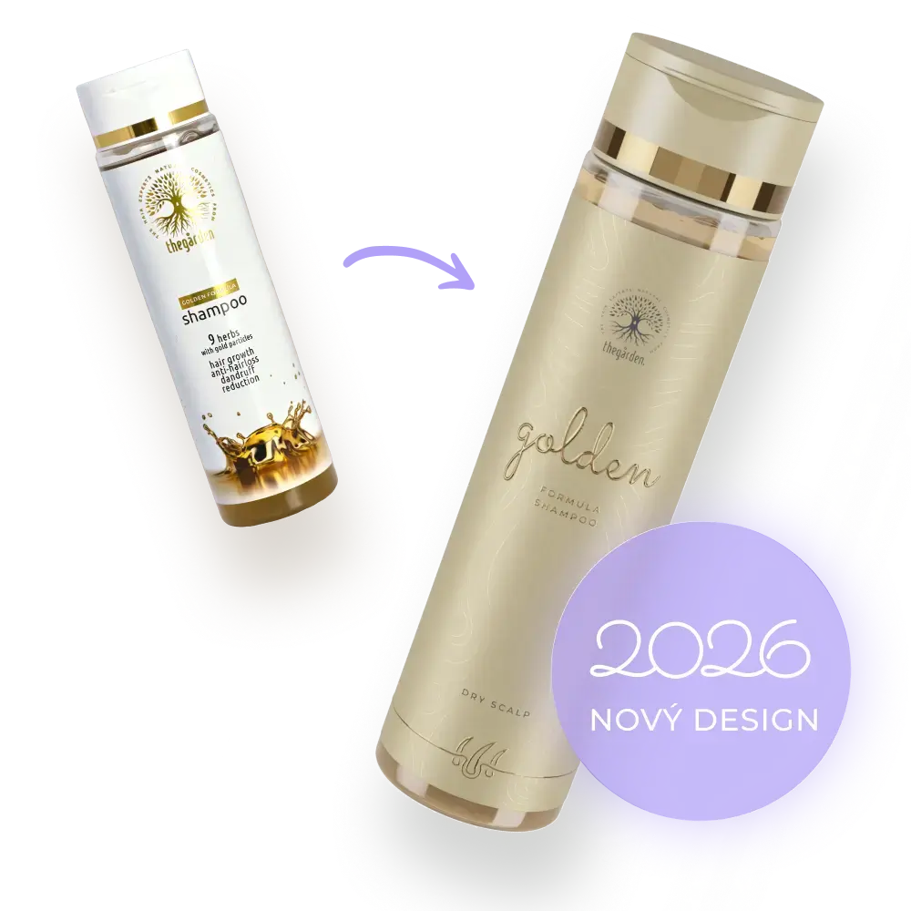 GOLDEN Formula Shampoo - šampón pre vyčistenie a hydratáciu suchej pokožky - The Garden - expertnavlasy.sk