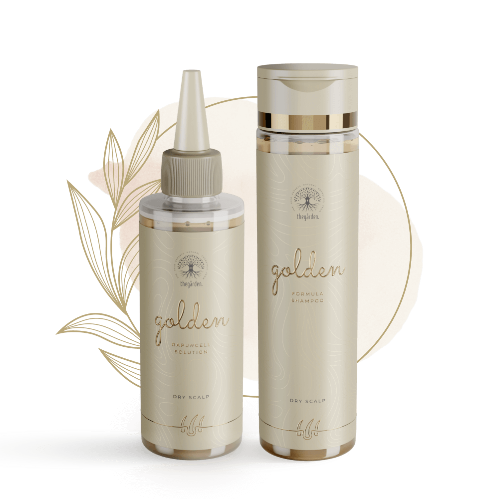 GOLDEN BASIC DUO - sada pre suchý typ vlasovej pokožky, šampón a tonikum pre suché vlasy