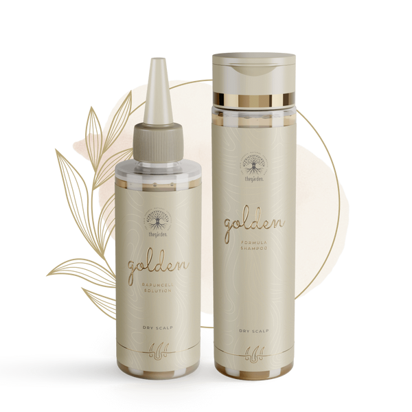 GOLDEN BASIC DUO - sada pre suchý typ vlasovej pokožky, šampón a tonikum pre suché vlasy
