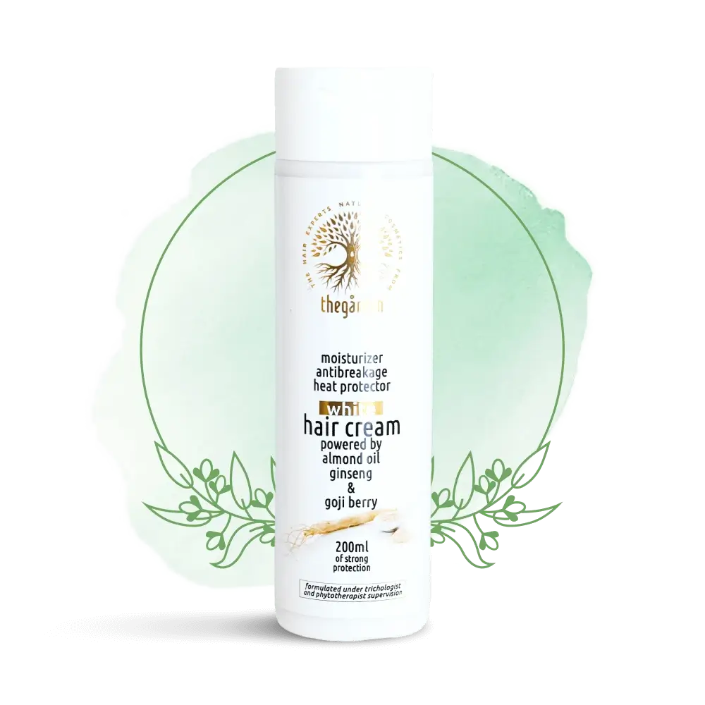 WHITE HAIR CREAM s tepelnou ochranou