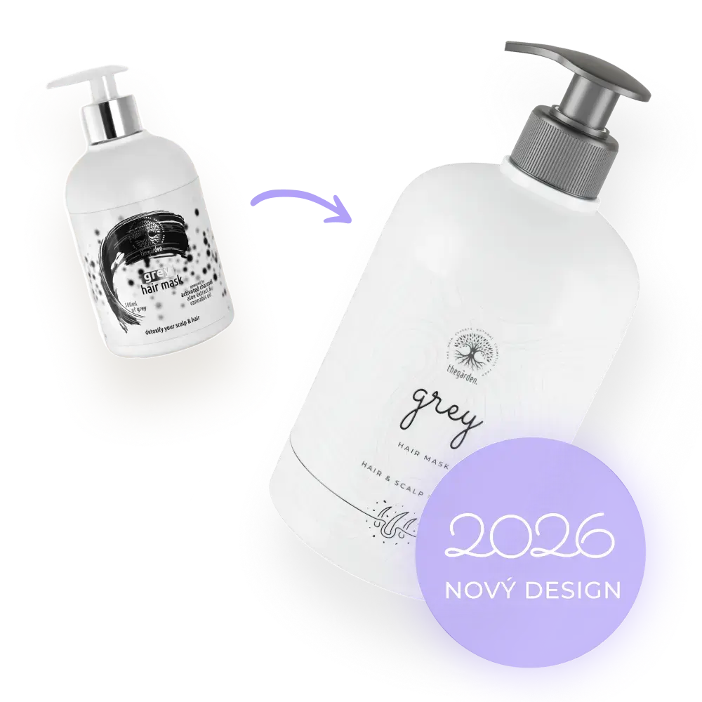 GREY HAIR MASK čistiacia maska s aktívnym uhlím