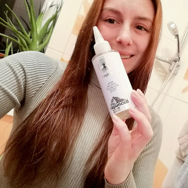 Rapuncell SILVER Solution™-vlasové tonikum pre aktiváciu korienkov mastnej vlasovej pokožky - The Garden - expertnavlasy.sk