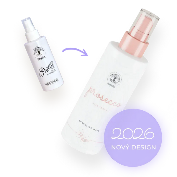 Hair Prosecco Spray™ - unikátny vlasový sprej pre väčší objem, nadýchanejšie a lesklejšie vlasy - The Garden - expertnavlasy.sk
