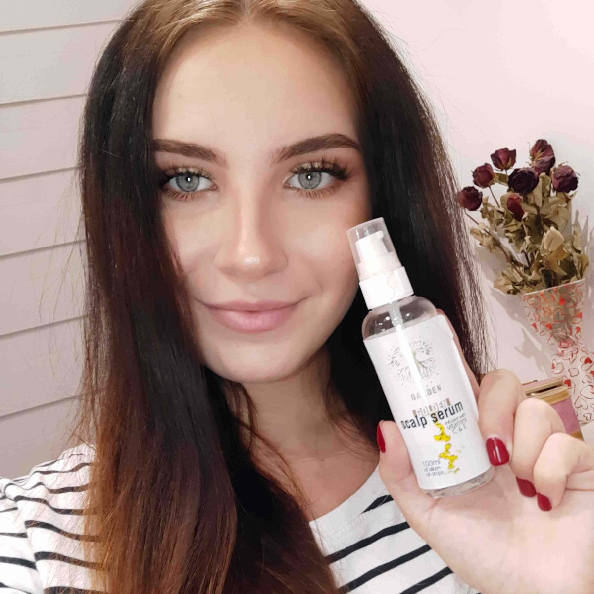 GOLDEN Scalp Serum™-pre upokojenie suchej, svrbivej, podráždenej či citlivej vlasovej pokožky - The Garden - expertnavlasy.sk