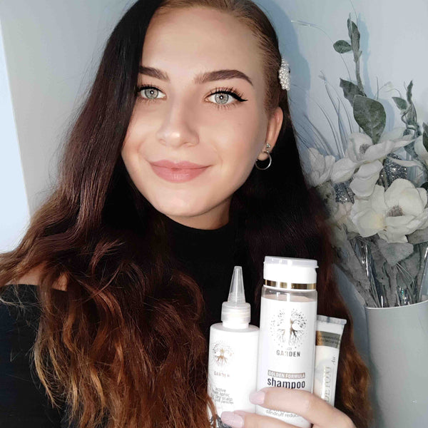 GOLDEN Basic Duo-tonikum a šampón pre aktiváciu korienkov a vyčistenie vlasovej pokožky - The Garden - expertnavlasy.sk