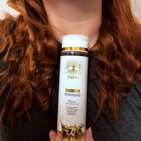 GOLDEN Formula Shampoo - šampón pre vyčistenie a hydratáciu suchej pokožky - The Garden - expertnavlasy.sk