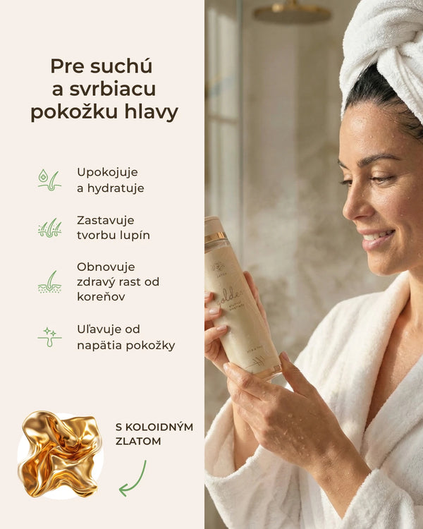 GOLDEN BASIC DUO - sada pre suchý typ vlasovej pokožky, šampón a tonikum pre suché vlasy