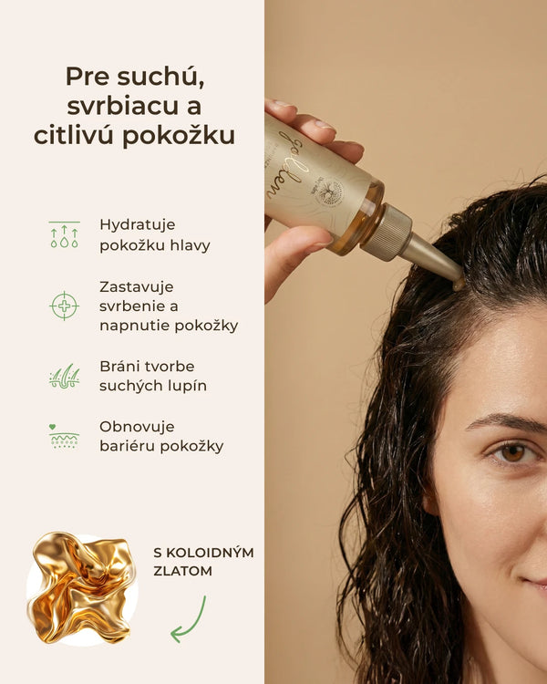 GOLDEN BASIC DUO - sada pre suchý typ vlasovej pokožky, šampón a tonikum pre suché vlasy