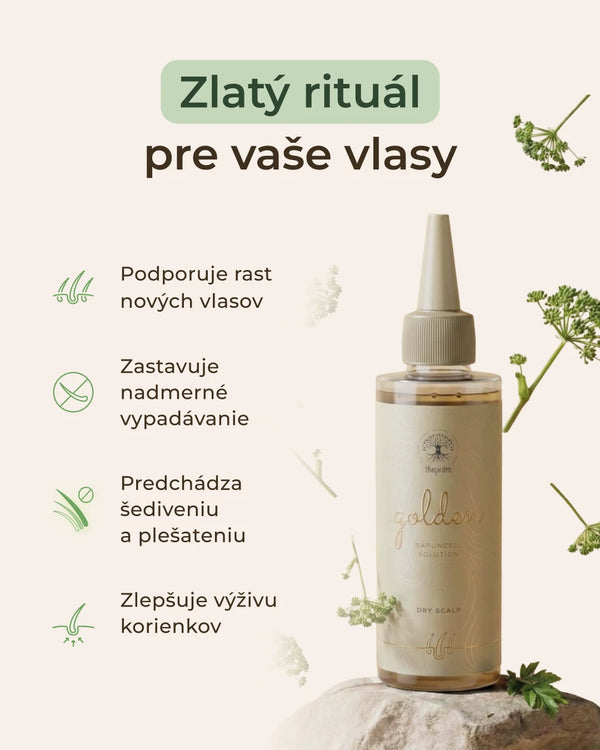 GOLDEN BASIC DUO - sada pre suchý typ vlasovej pokožky, šampón a tonikum pre suché vlasy