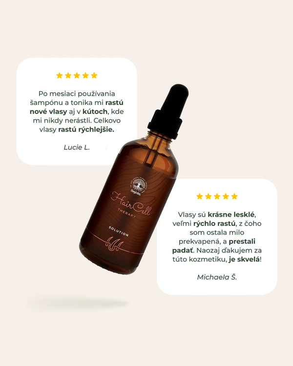 HairCell Therapy ULTRA - sada proti padaniu vlasov na rast vlasov