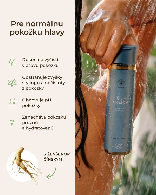 WHITE BASIC DUO - sada pre normálny typ vlasovej pokožky, šampón a tonikum pre normálne vlasy