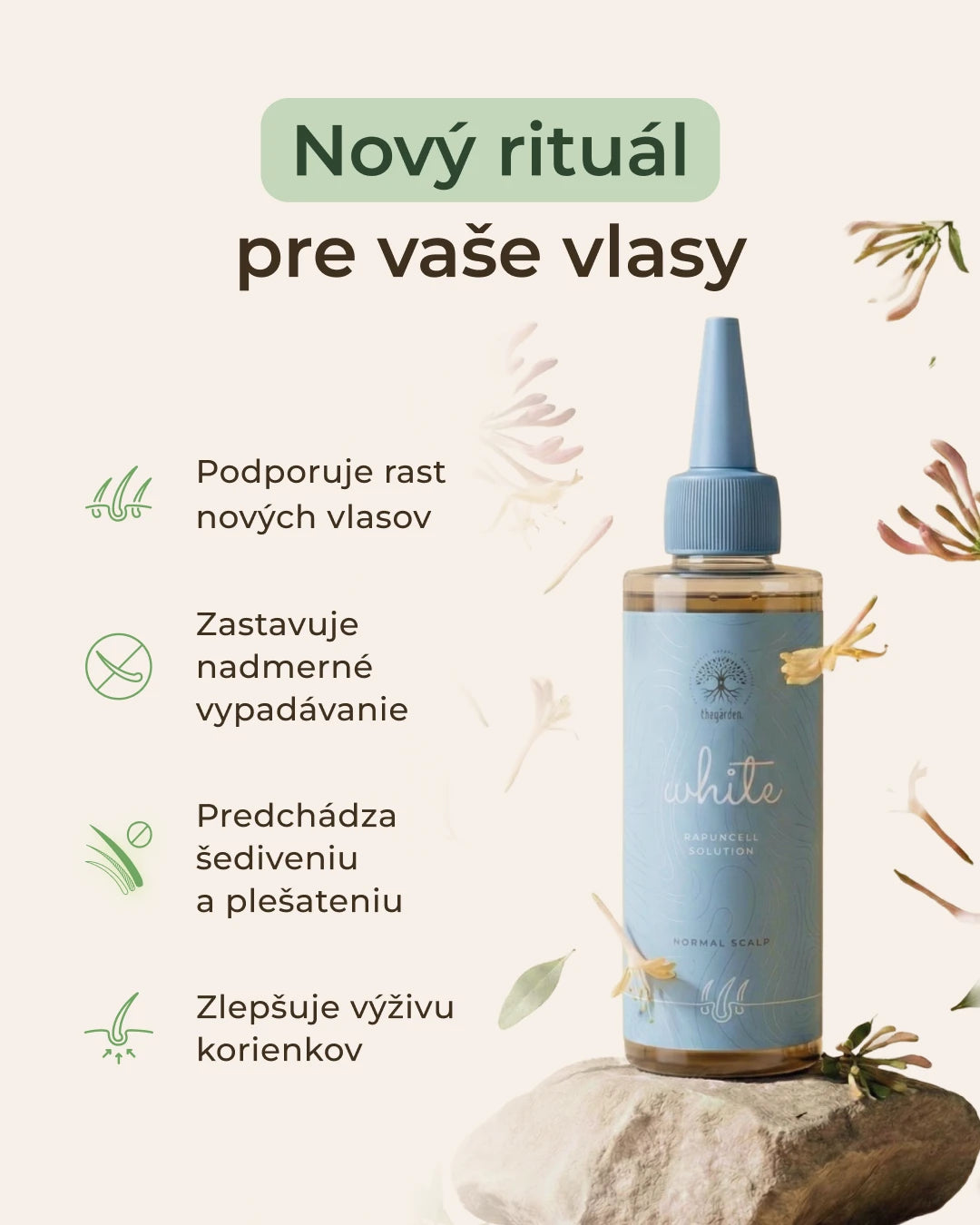 WHITE BASIC DUO - sada pre normálny typ vlasovej pokožky, šampón a tonikum pre normálne vlasy