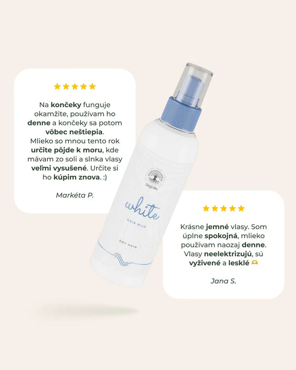 WHITE HAIR MILK hydratačný leave-on kondicionér
