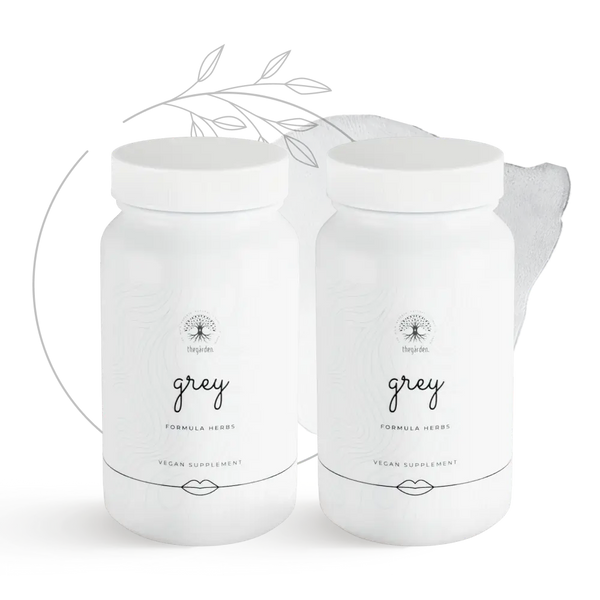 GREY Formula Herbs - bylinný doplnok proti šediveniu vlasov, reštart pigmentácie, obnova pôvodnej farby vlasov