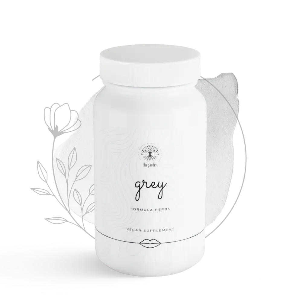 GREY Formula Herbs - bylinný doplnok proti šediveniu vlasov, reštart pigmentácie, obnova pôvodnej farby vlasov