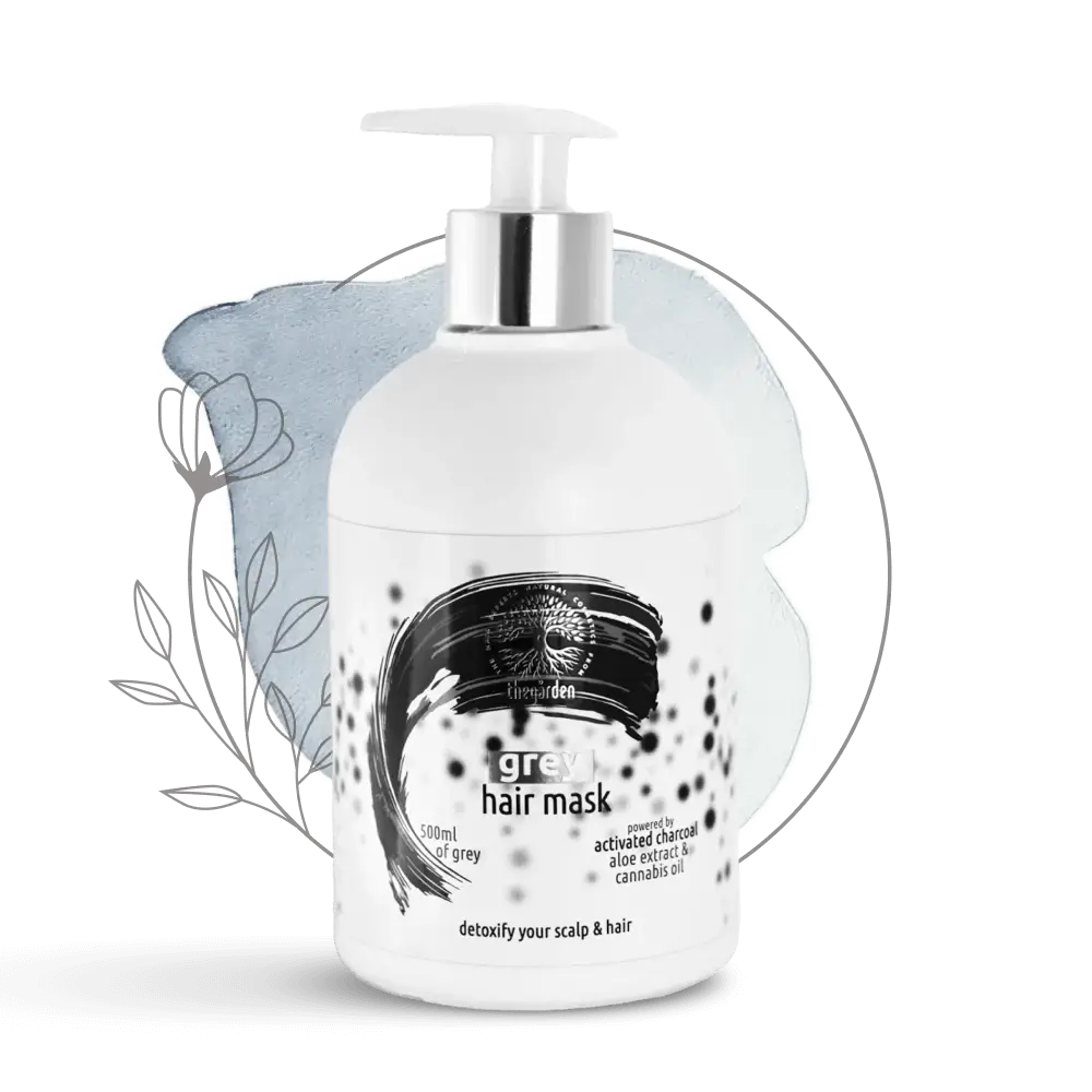 GREY HAIR MASK čistiacia maska s aktívnym uhlím