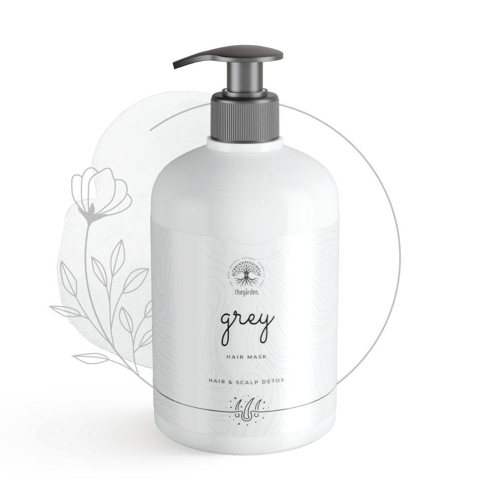 GREY HAIR MASK čistiacia maska s aktívnym uhlím