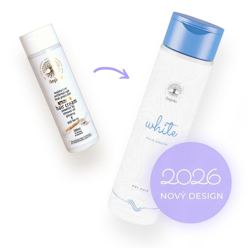 WHITE HAIR CREAM s tepelnou ochranou