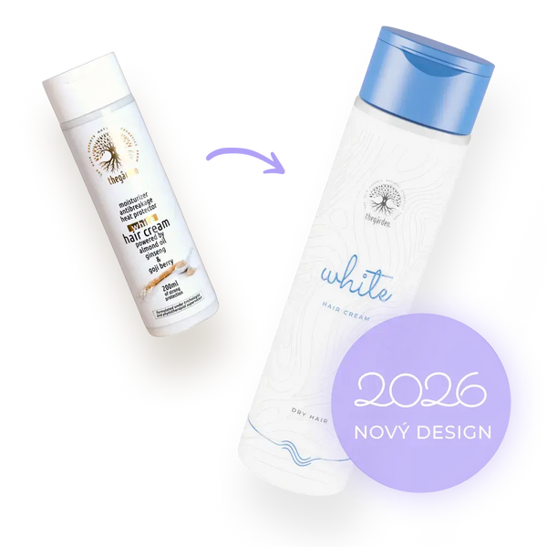 WHITE HAIR CREAM s tepelnou ochranou