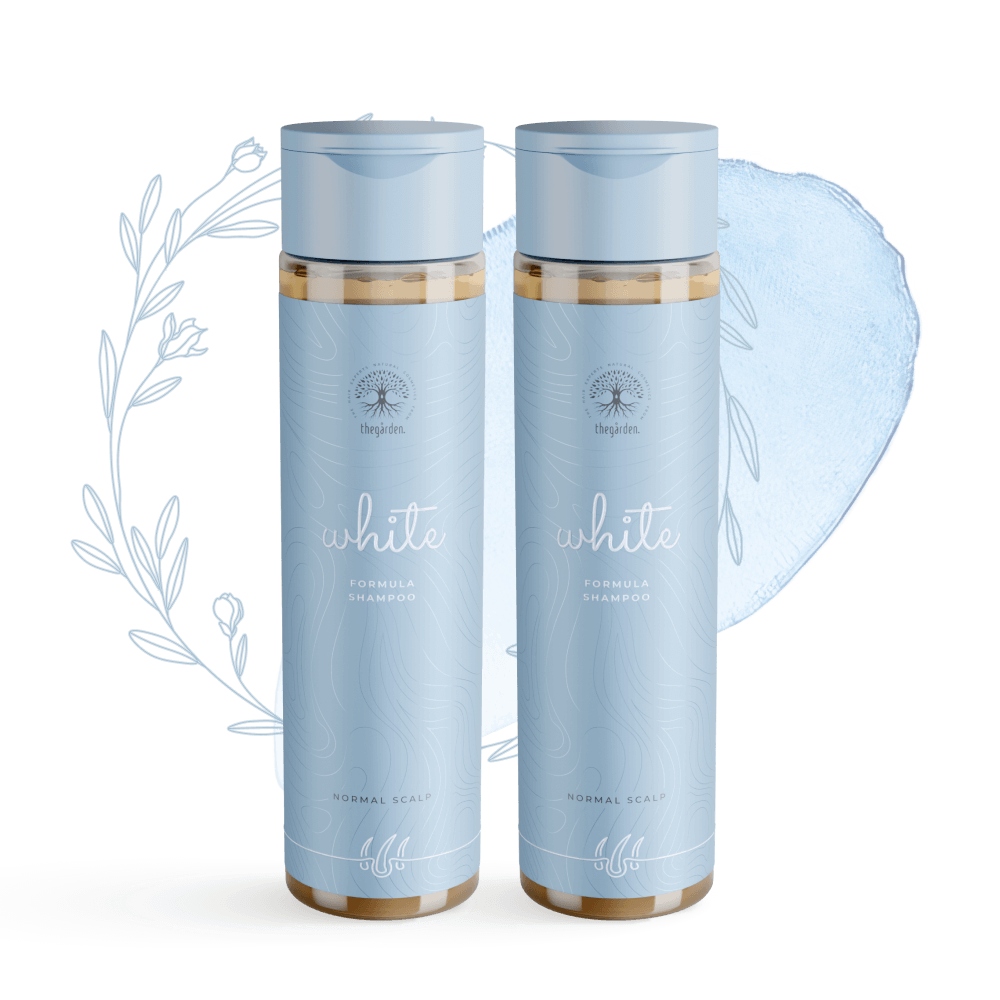 WHITE Formula Shampoo™-vlasový šampón pre vyčistenie a hydratáciu normálnej pokožky - The Garden - expertnavlasy.sk