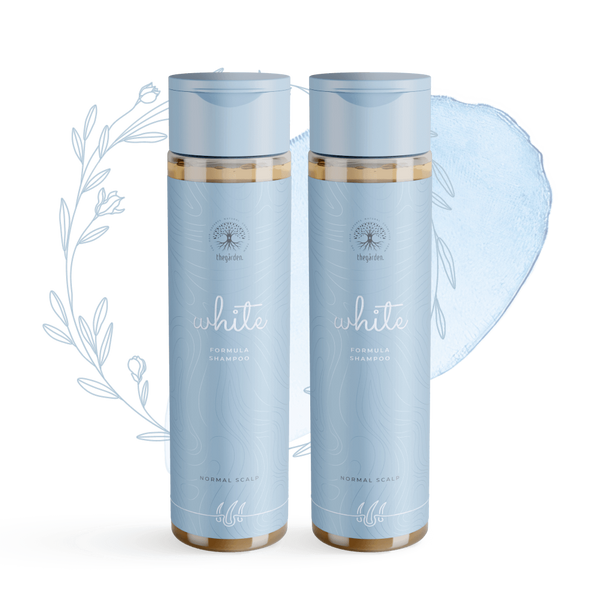WHITE Formula Shampoo™-vlasový šampón pre vyčistenie a hydratáciu normálnej pokožky - The Garden - expertnavlasy.sk