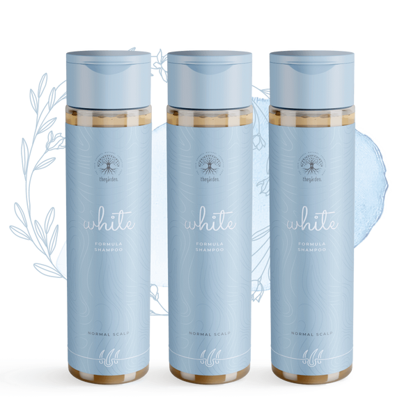 WHITE Formula Shampoo™-vlasový šampón pre vyčistenie a hydratáciu normálnej pokožky - The Garden - expertnavlasy.sk