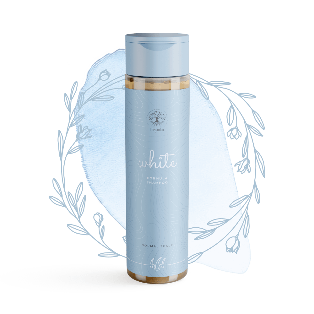 WHITE Formula Shampoo™-vlasový šampón pre vyčistenie a hydratáciu normálnej pokožky - The Garden - expertnavlasy.sk