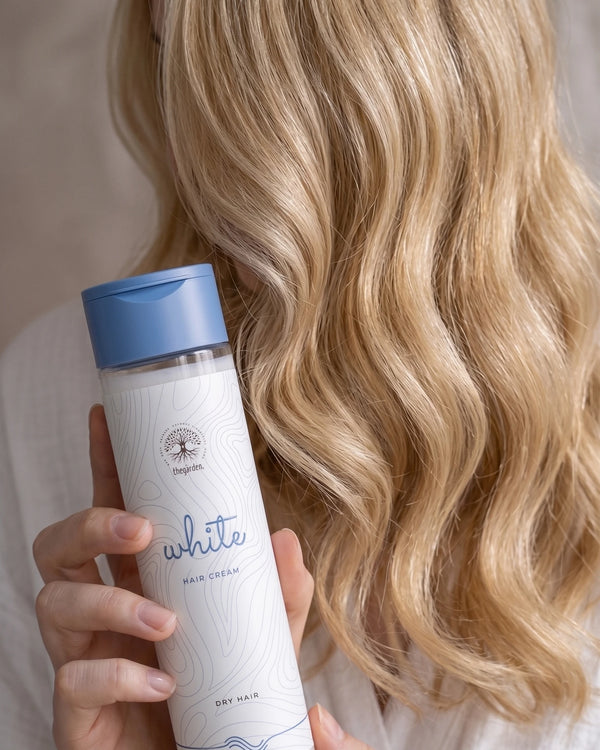 WHITE HAIR CREAM s tepelnou ochranou