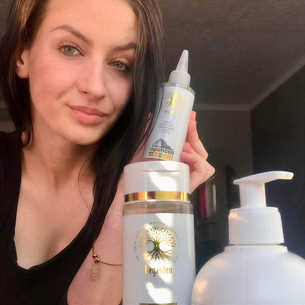 GOLDEN Basic Duo-tonikum a šampón pre aktiváciu korienkov a vyčistenie vlasovej pokožky - The Garden - expertnavlasy.sk