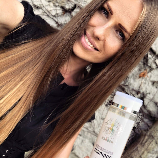 Zvýhodnený SILVER Herbs Trio balíček -vlasové tonikum, šampón a bylinná zmes pre mastnú pokožku - The Garden - expertnavlasy.sk