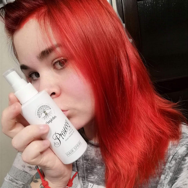 Hair Prosecco Spray™ - unikátny vlasový sprej pre väčší objem, nadýchanejšie a lesklejšie vlasy - The Garden - expertnavlasy.sk
