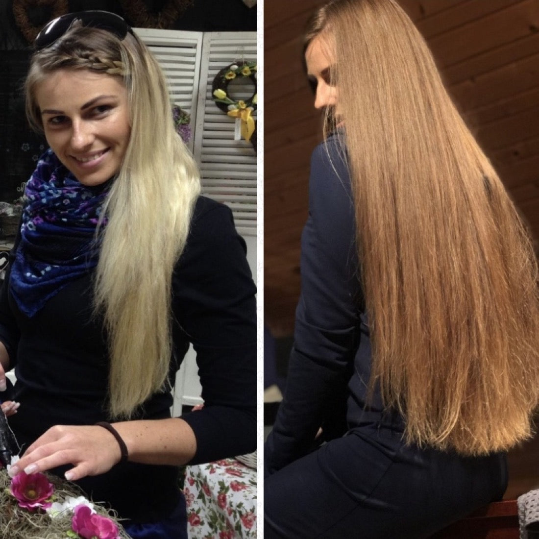 Michaela – vlasy pred a po premene